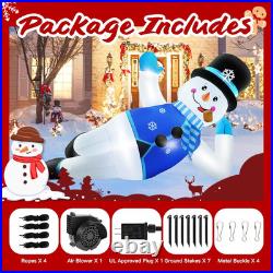 10FT Christmas Inflatables Snowman Outdoor Decorations, Blow up Yard Decorations