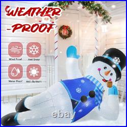10FT Christmas Inflatables Snowman Outdoor Decorations, Blow up Yard Decorations
