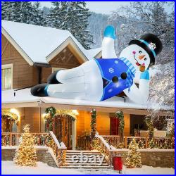 10FT Christmas Inflatables Snowman Outdoor Decorations, Blow up Yard Decorations