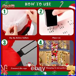 10FT Hanging Christmas Inflatables Climbing Santa, Outdoor Christmas Blow up Clim 10FT Hanging Christmas Inflatables Climbing Santa, Outdoor Christmas Blow up Clim