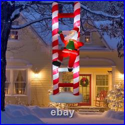 10FT Hanging Christmas Inflatables Climbing Santa, Outdoor Christmas Blow up Clim 10FT Hanging Christmas Inflatables Climbing Santa, Outdoor Christmas Blow up Clim