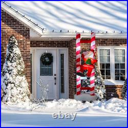 10FT Hanging Christmas Inflatables Climbing Santa, Outdoor Christmas Blow up Clim 10FT Hanging Christmas Inflatables Climbing Santa, Outdoor Christmas Blow up Clim
