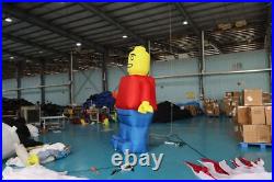 10FT Oxford Portable Inflatable Lego Man Standing Bricks-Minifig For Advertising