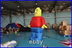 10FT Oxford Portable Inflatable Lego Man Standing Bricks-Minifig For Advertising