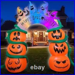 10FT Tall Halloween Inflatables Pumpkin Archway Decorations Built-in Disco LE 10FT Tall Halloween Inflatables Pumpkin Archway Decorations Built-in Disco LE