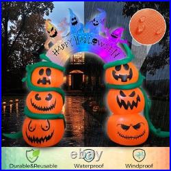 10FT Tall Halloween Inflatables Pumpkin Archway Decorations Built-in Disco LE 10FT Tall Halloween Inflatables Pumpkin Archway Decorations Built-in Disco LE
