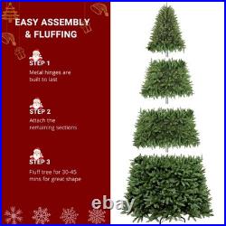 10 Feet Pre-lit Artificial Christmas Tree Xmas with Colorful 1200 LED Lights