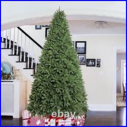 10 Feet Pre-lit Artificial Christmas Tree Xmas with Colorful 1200 LED Lights