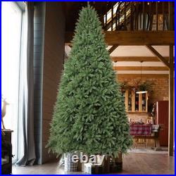 10 Feet Pre-lit Artificial Christmas Tree Xmas with Colorful 1200 LED Lights