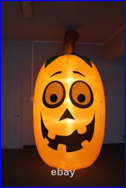 10 Foot Tall Halloween Inflatable Funny Cute Pumpkin LED Lights Yard Decoration