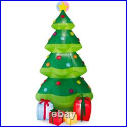 10 Ft. Height by 5 Ft. Width Inflatable Christmas Tree with 10 LED Lights 10 Ft. Height by 5 Ft. Width Inflatable Christmas Tree with 10 LED Lights
