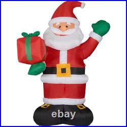 10 Ft. Santa Claus with Gift Bag Christmas Inflatable with Lights
