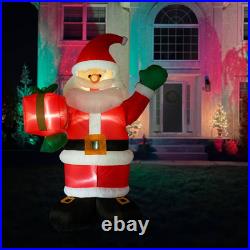 10 Ft. Santa Claus with Gift Bag Christmas Inflatable with Lights