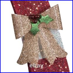 10' LED Iridescent Sequin Candy Cane Archway Outdoor Christmas Decor