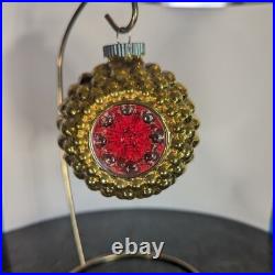 (10) Rare Christopher Radko Shiny Brite Jumbo Ripple Glass Christmas Ornament 3