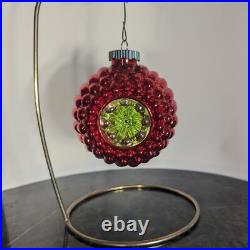 (10) Rare Christopher Radko Shiny Brite Jumbo Ripple Glass Christmas Ornament 3