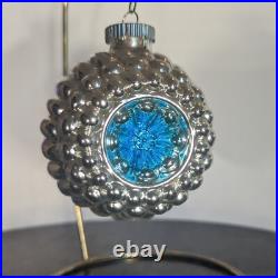 (10) Rare Christopher Radko Shiny Brite Jumbo Ripple Glass Christmas Ornament 3