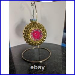 (10) Rare Christopher Radko Shiny Brite Jumbo Ripple Glass Christmas Ornament 3