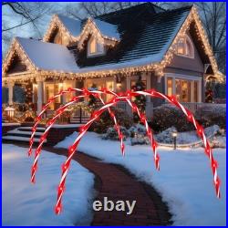 10ft Christmas Candy Light Arch LED Christmas Outdoor Arches WithFlasher Décor 10ft Christmas Candy Light Arch LED Christmas Outdoor Arches WithFlasher Décor