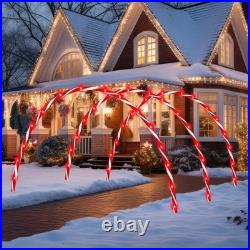 10ft Christmas Candy Light Arch LED Christmas Outdoor Arches WithFlasher Décor 10ft Christmas Candy Light Arch LED Christmas Outdoor Arches WithFlasher Décor