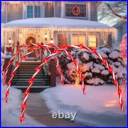 10ft Christmas Candy Light Arch LED Christmas Outdoor Arches WithFlasher Décor 10ft Christmas Candy Light Arch LED Christmas Outdoor Arches WithFlasher Décor