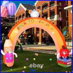 10ft Inflatable Back to School Arch with LED Lights Outdoor Patio & Garden Dec