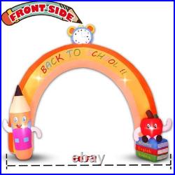 10ft Inflatable Back to School Arch with LED Lights Outdoor Patio & Garden Dec