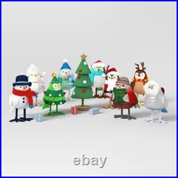 10pc Featherly Friends 2024 Reunion Collection Christmas Bird Set Wondershop