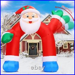 11.8 FT Christmas Inflatable Santa Claus Arch Outdoor Decorations Shakable Ha 11.8 FT Christmas Inflatable Santa Claus Arch Outdoor Decorations Shakable Ha