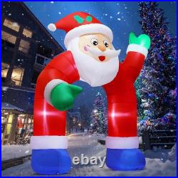 11.8 FT Christmas Inflatable Santa Claus Arch Outdoor Decorations Shakable Ha 11.8 FT Christmas Inflatable Santa Claus Arch Outdoor Decorations Shakable Ha