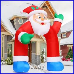 11.8 FT Christmas Inflatable Santa Claus Arch Outdoor Decorations Shakable Ha 11.8 FT Christmas Inflatable Santa Claus Arch Outdoor Decorations Shakable Ha