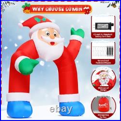 11.8 FT Christmas Inflatable Santa Claus Arch Outdoor Decorations Shakable Ha 11.8 FT Christmas Inflatable Santa Claus Arch Outdoor Decorations Shakable Ha