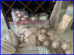 120+ Rose Gold Christmas Tree Ornaments Decoration Hobby Lobby