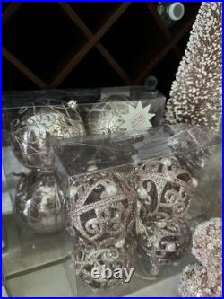 120+ Rose Gold Christmas Tree Ornaments Decoration Hobby Lobby