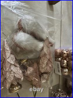 120+ Rose Gold Christmas Tree Ornaments Decoration Hobby Lobby