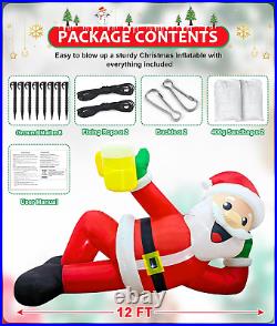 12FT Christmas Inflatable Outdoor Decoration, Christmas Blow Ups Yard Decoration 12FT Christmas Inflatable Outdoor Decoration, Christmas Blow Ups Yard Decoration