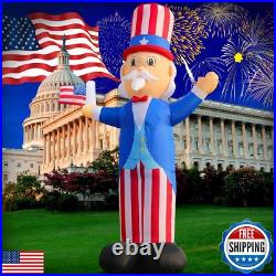 12FT Patriotic Independence Day 4th of July Memorial Day Inflatable Outdoor D 12FT Patriotic Independence Day 4th of July Memorial Day Inflatable Outdoor D
