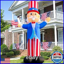 12FT Patriotic Independence Day 4th of July Memorial Day Inflatable Outdoor D 12FT Patriotic Independence Day 4th of July Memorial Day Inflatable Outdoor D