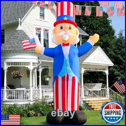 12FT Patriotic Independence Day 4th of July Memorial Day Inflatable Outdoor D 12FT Patriotic Independence Day 4th of July Memorial Day Inflatable Outdoor D