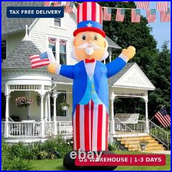 12FT Patriotic Independence Day 4th of July Memorial Day Inflatable Outdoor Deco