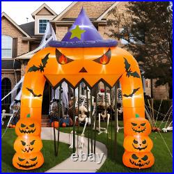 12FT Tall Halloween Inflatables Archway Giant Halloween Arch, Pumpkin Halloween