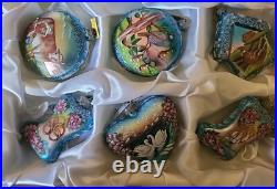 12 Days Of Christmas Glass Ornament Set of 12 by G. DeBrekht Holiday Décor