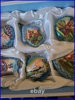 12 Days Of Christmas Glass Ornament Set of 12 by G. DeBrekht Holiday Décor