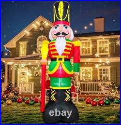 12 Feet Nutcracker Christmas Inflatable LED Light up Decor Outdoor Holiday Decor
