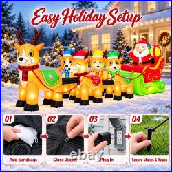 12 Ft Christmas Inflatables Outdoor Decorations Giant Blow up Yard Decorations I