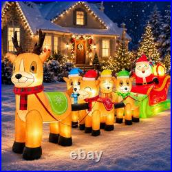 12 Ft Christmas Inflatables Outdoor Decorations Giant Blow up Yard Decorations I