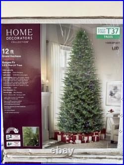 12 Ft. Grand Duchess Twinkling FULL Balsam Fir LED Artificial Christmas Tree T37