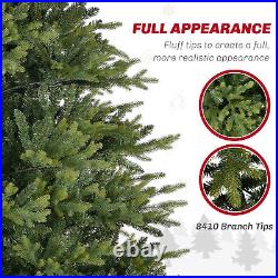 12 Ft Hinged Artificial Christmas Tree, Easy Assembly, Green