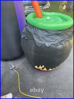 12 Ft Inflatable Cacking Halloween Witch Giant Airblown Excel Cond Inflatable