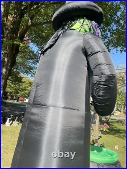 12 Ft Inflatable Cacking Halloween Witch Giant Airblown Excel Cond Inflatable
